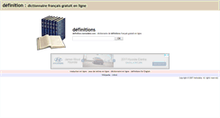 Desktop Screenshot of definition.memodata.com