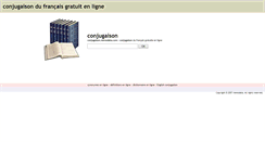 Desktop Screenshot of conjugaison.memodata.com